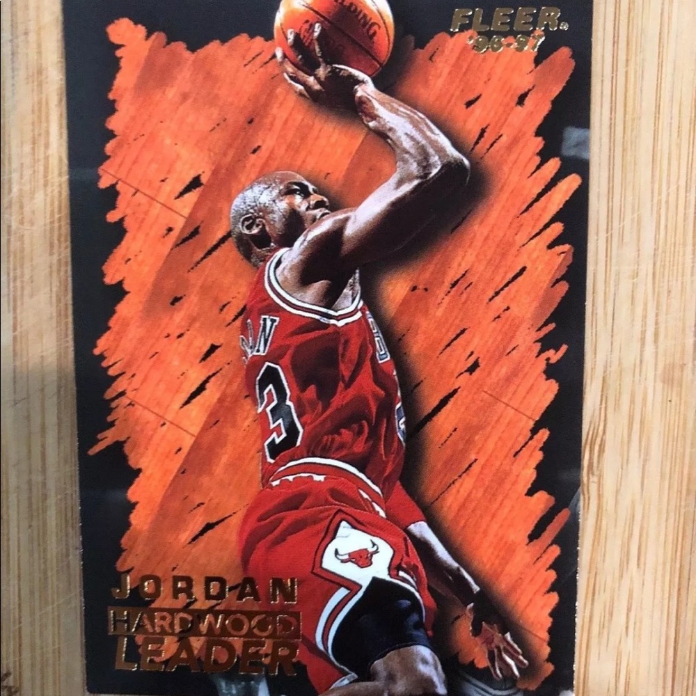MINT! RARE MICHAEL JORDAN HARDWOOD LEADERS!